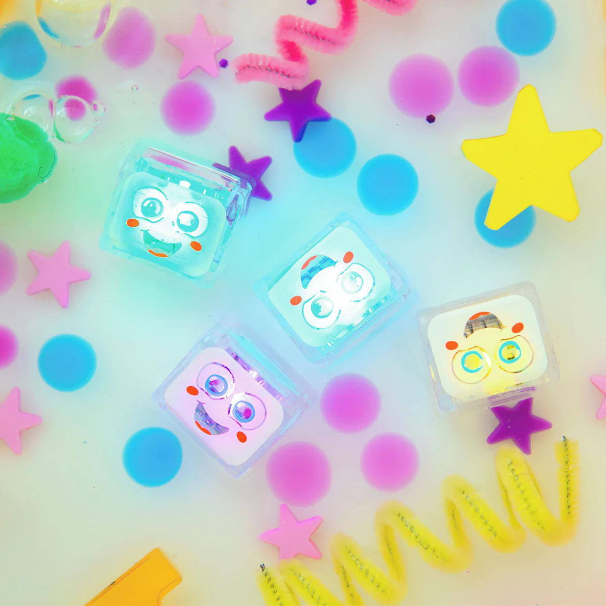 Glo Pals Cubes White - Party Pal - Image 3