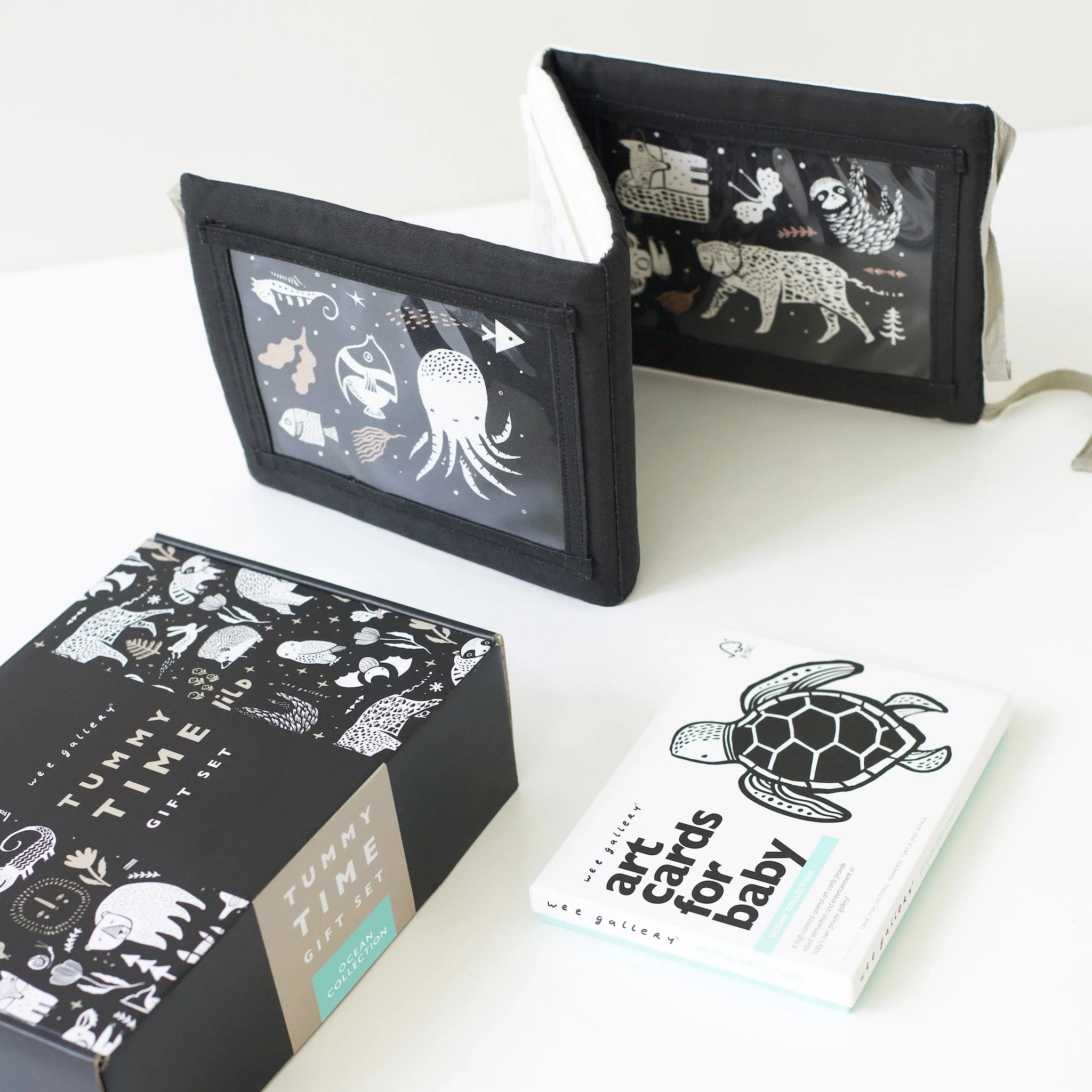 Baby Tummy Time Gallery Gift Set with Contrast Flash Cards - Image 20
