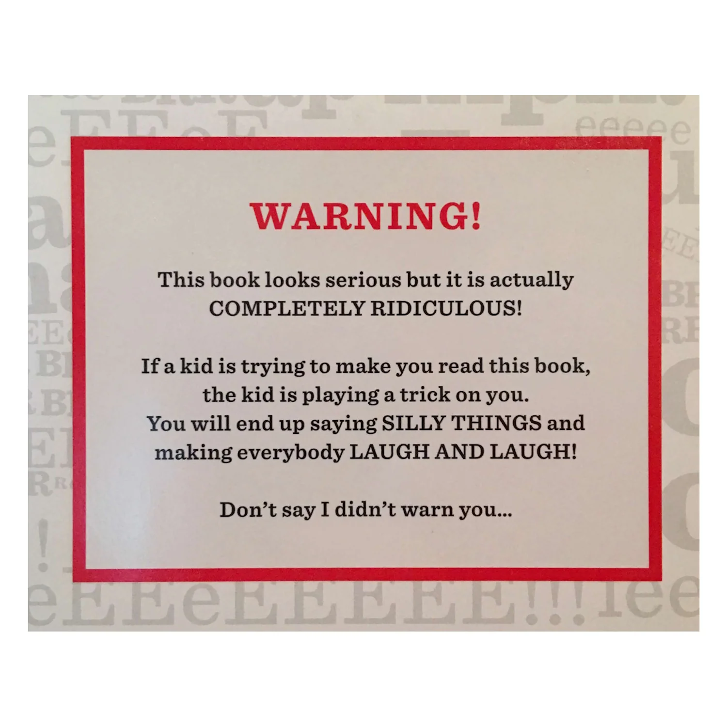 Book With No Pictures - Image 3