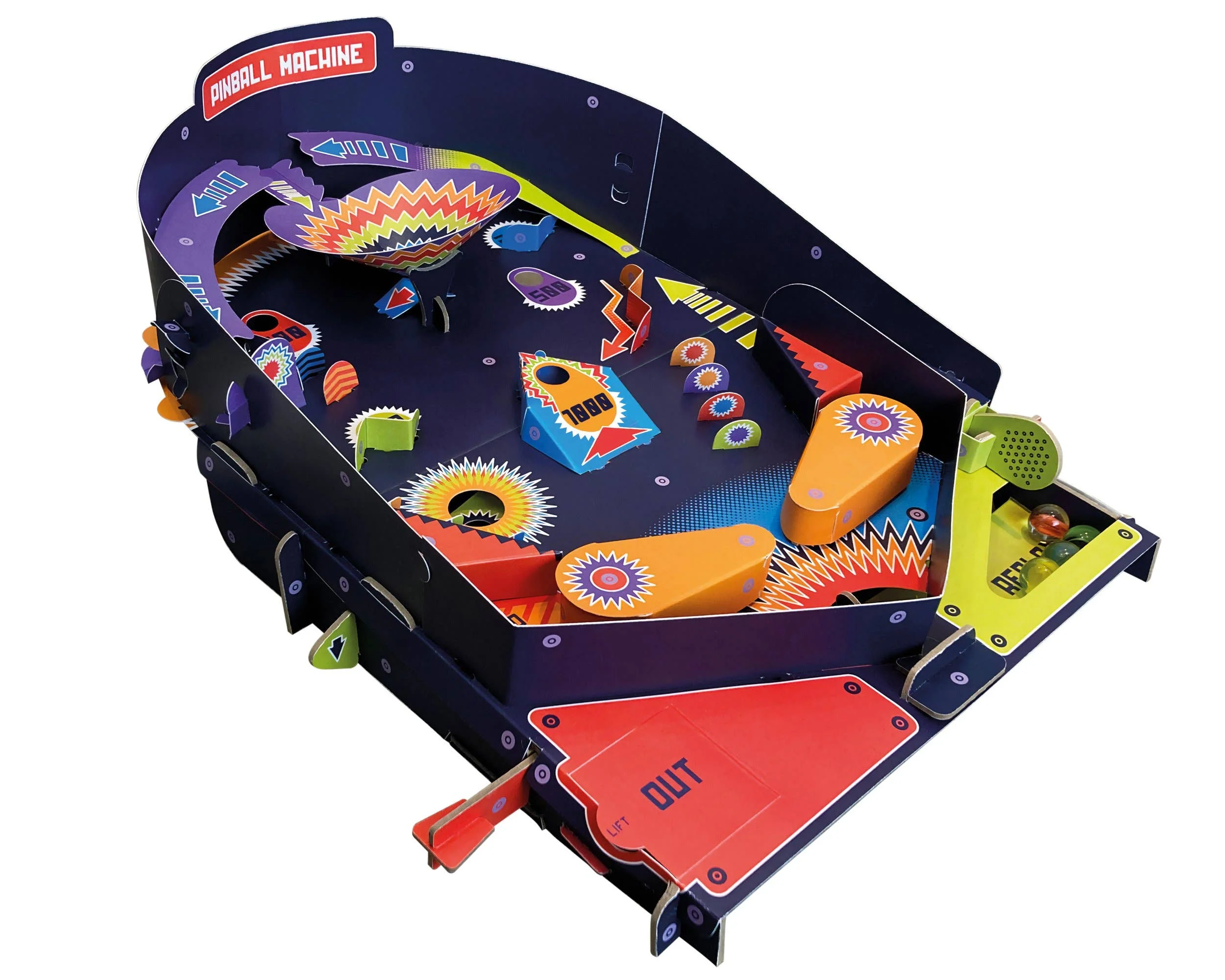 Build Your Own Pinball Machine - Eco-Friendly Craft Kit
