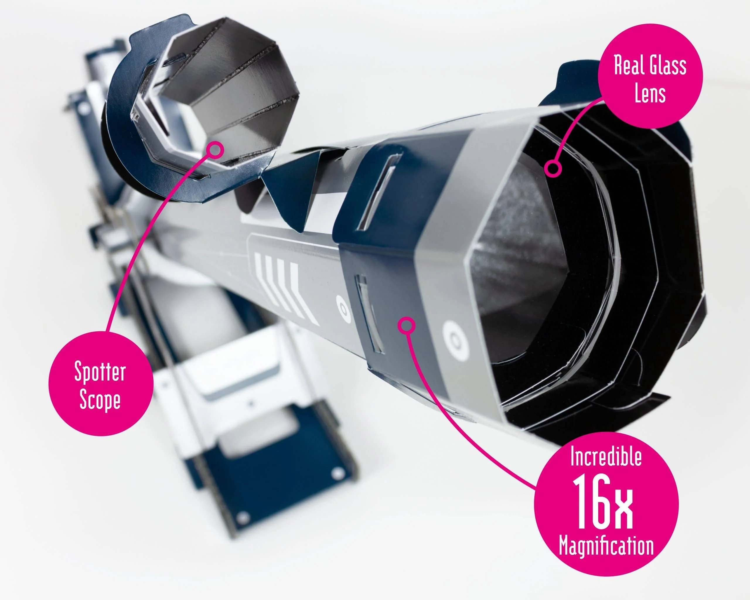 Build Your Own Telescope - Eco-Friendly Cardboard Craft Kit - Image 2