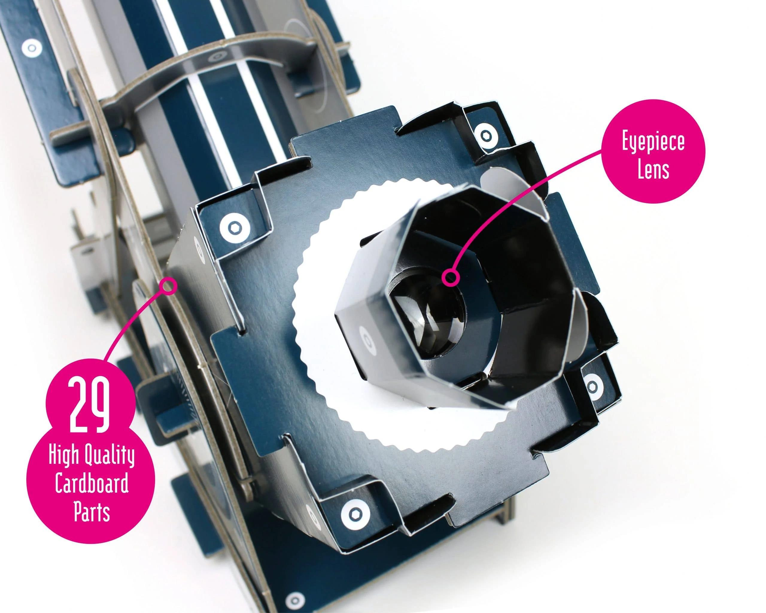 Build Your Own Telescope - Eco-Friendly Cardboard Craft Kit - Image 3