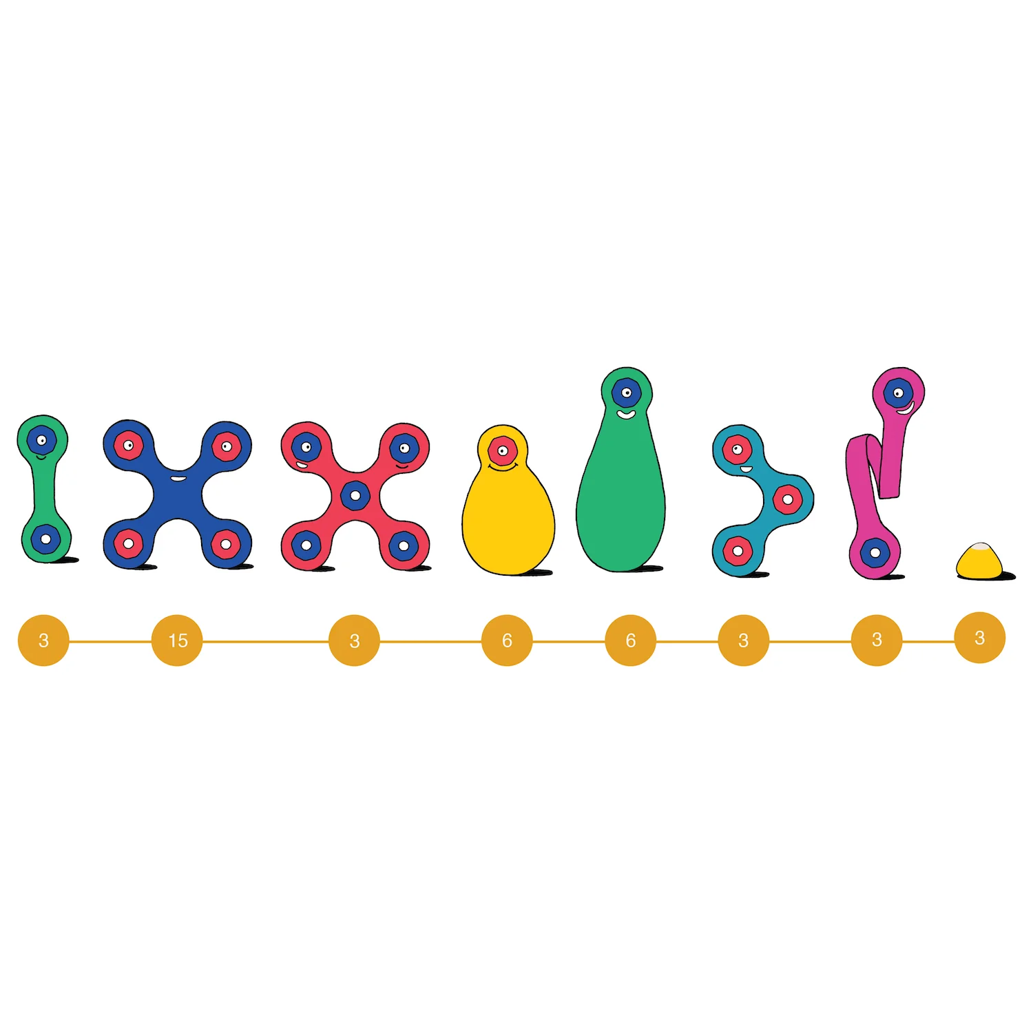 Clixo - Rainbow Pack - Image 8