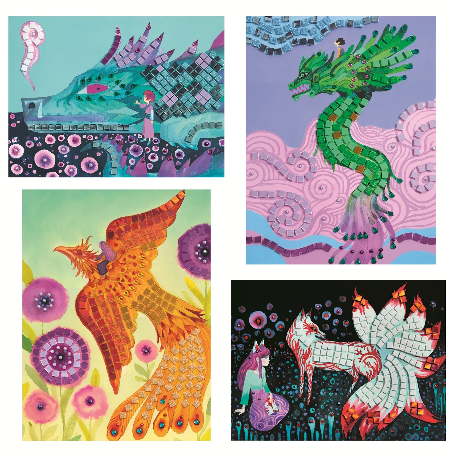 Djeco Mosaics - Mythical Creatures - Image 5