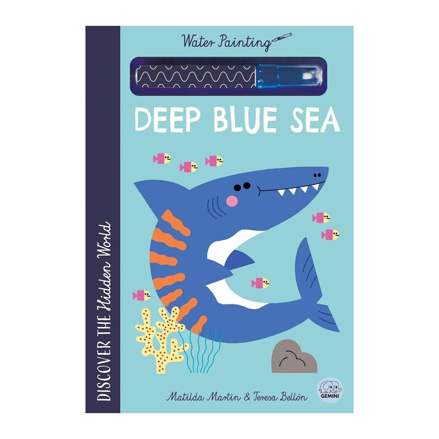 Deep Blue Sea Water Painting (Hidden World) (Spiral)
