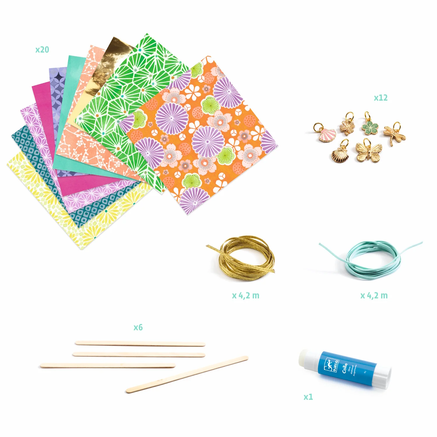 Djeco DIY Bracelet - Stylish & Golden - Image 4