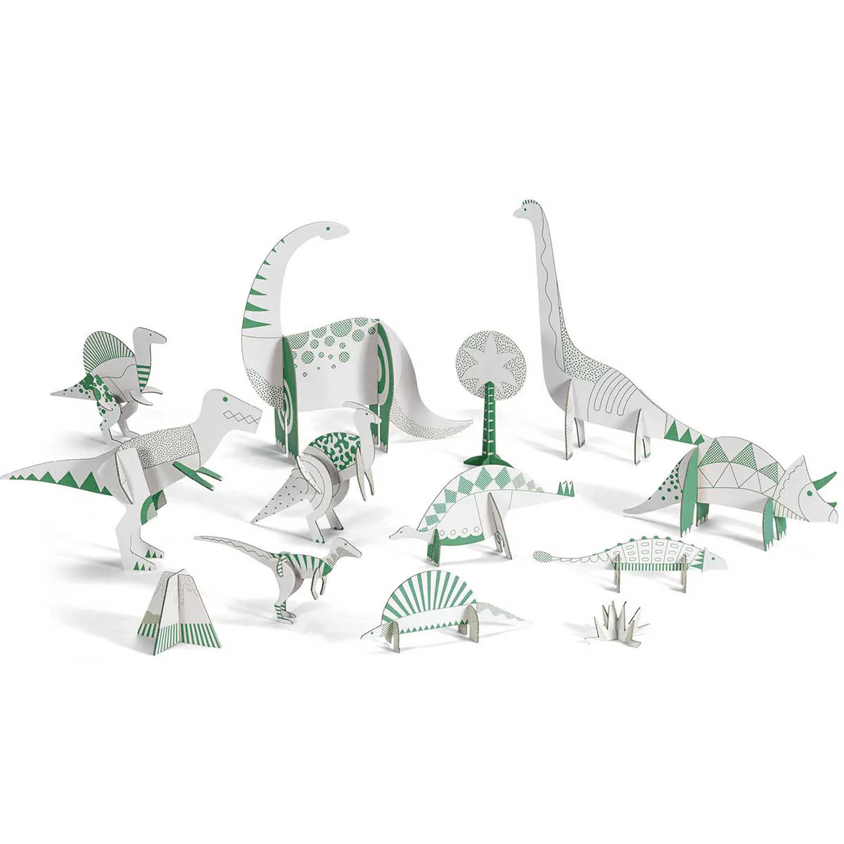 Djeco Colour Make Assemble - Dinosaurs - Image 3