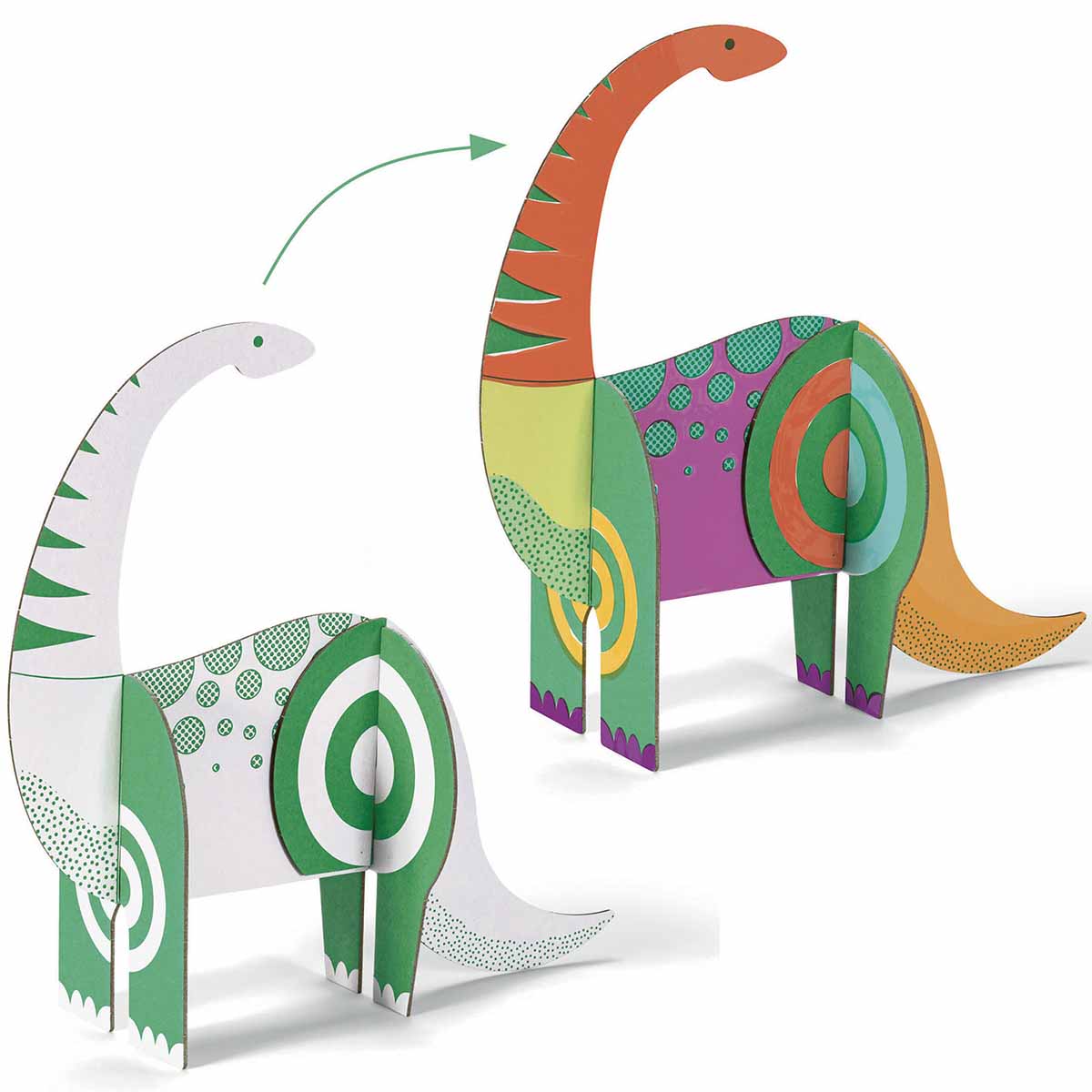 Djeco Colour Make Assemble - Dinosaurs - Image 4