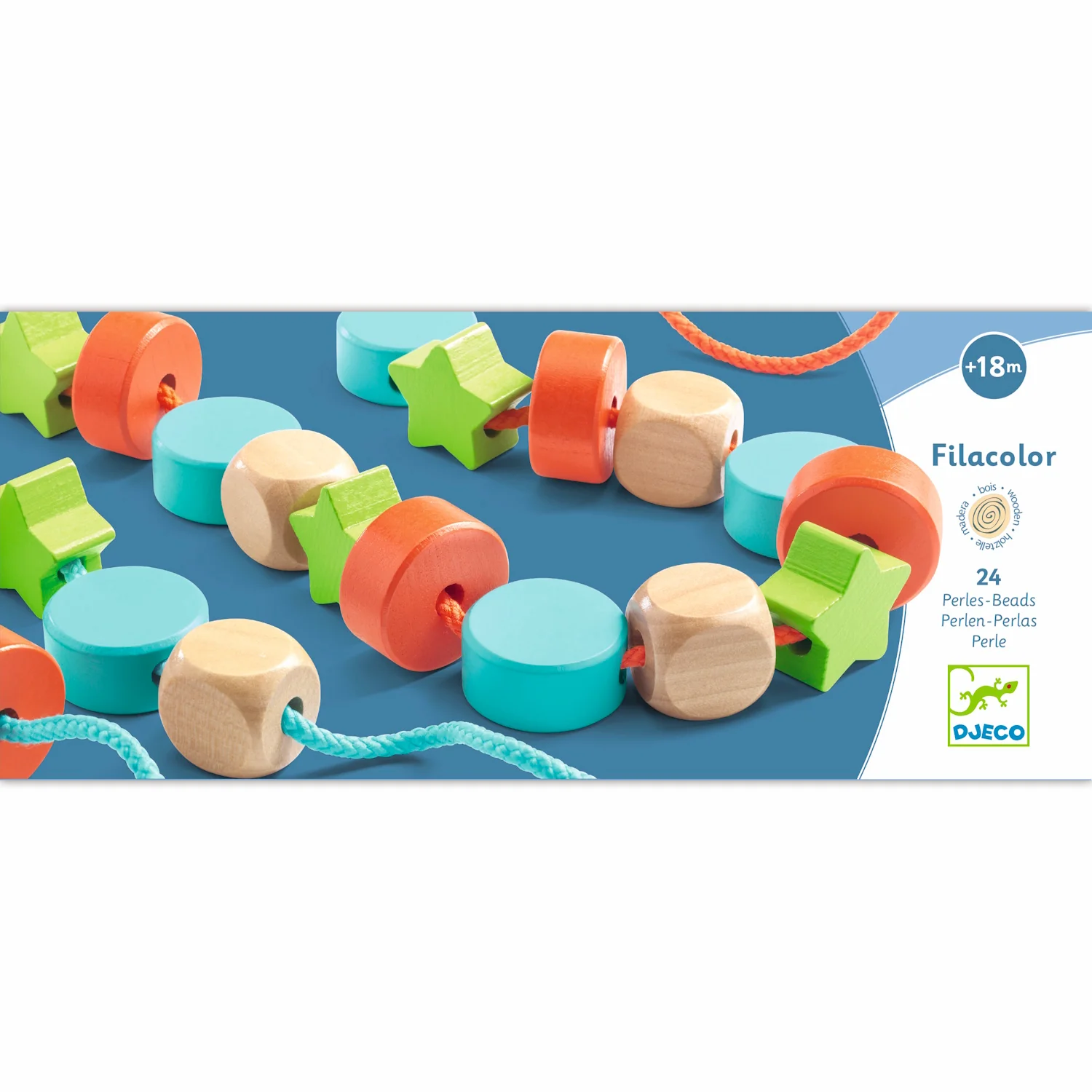 Djeco Wooden Toys - Filacolor Threading - Image 4