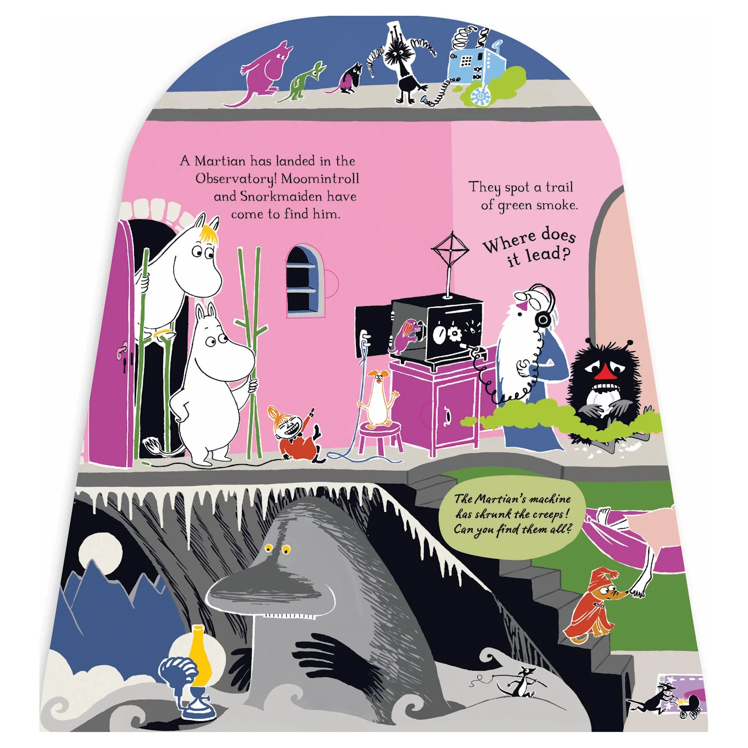 In The Observatory: Lift And Flap Moomin Story Shaped Book - Image 2