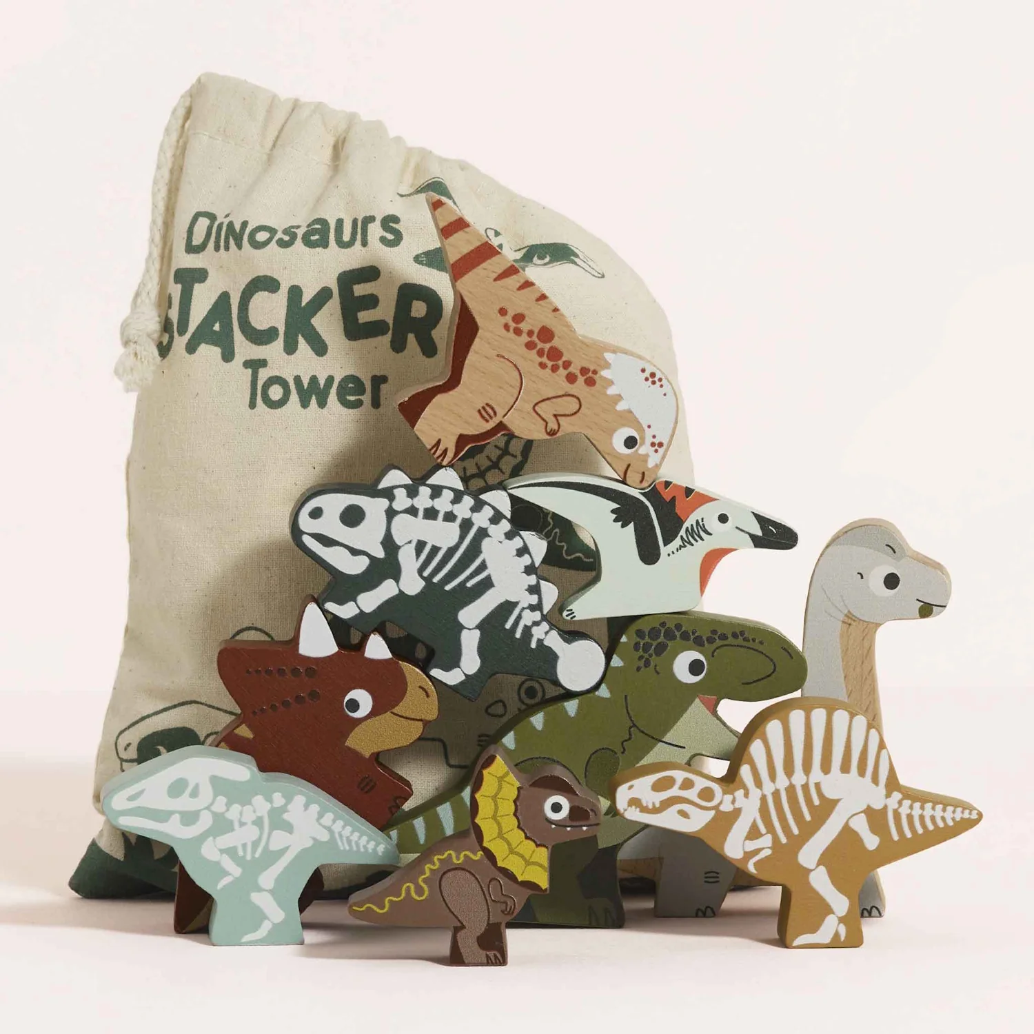 Jurassic Stacking Dinosaurs & Bag - Image 5
