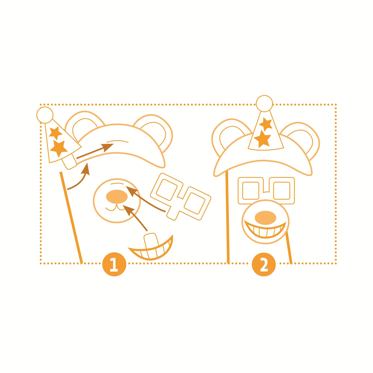 Djeco DIY Animal Party Masks - Image 5