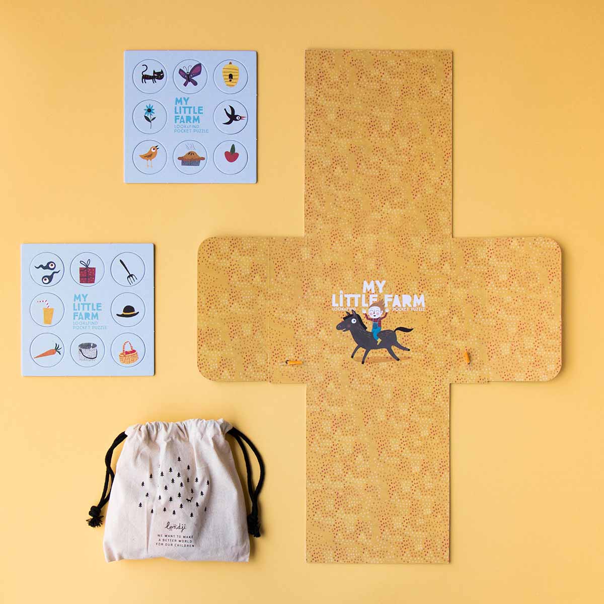 My Little Farm Pocket Puzzle - Londji - Image 3