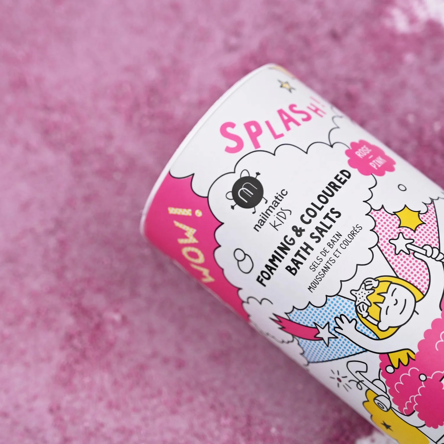 Nailmatic Foaming Bath Salts, Pink - Image 3