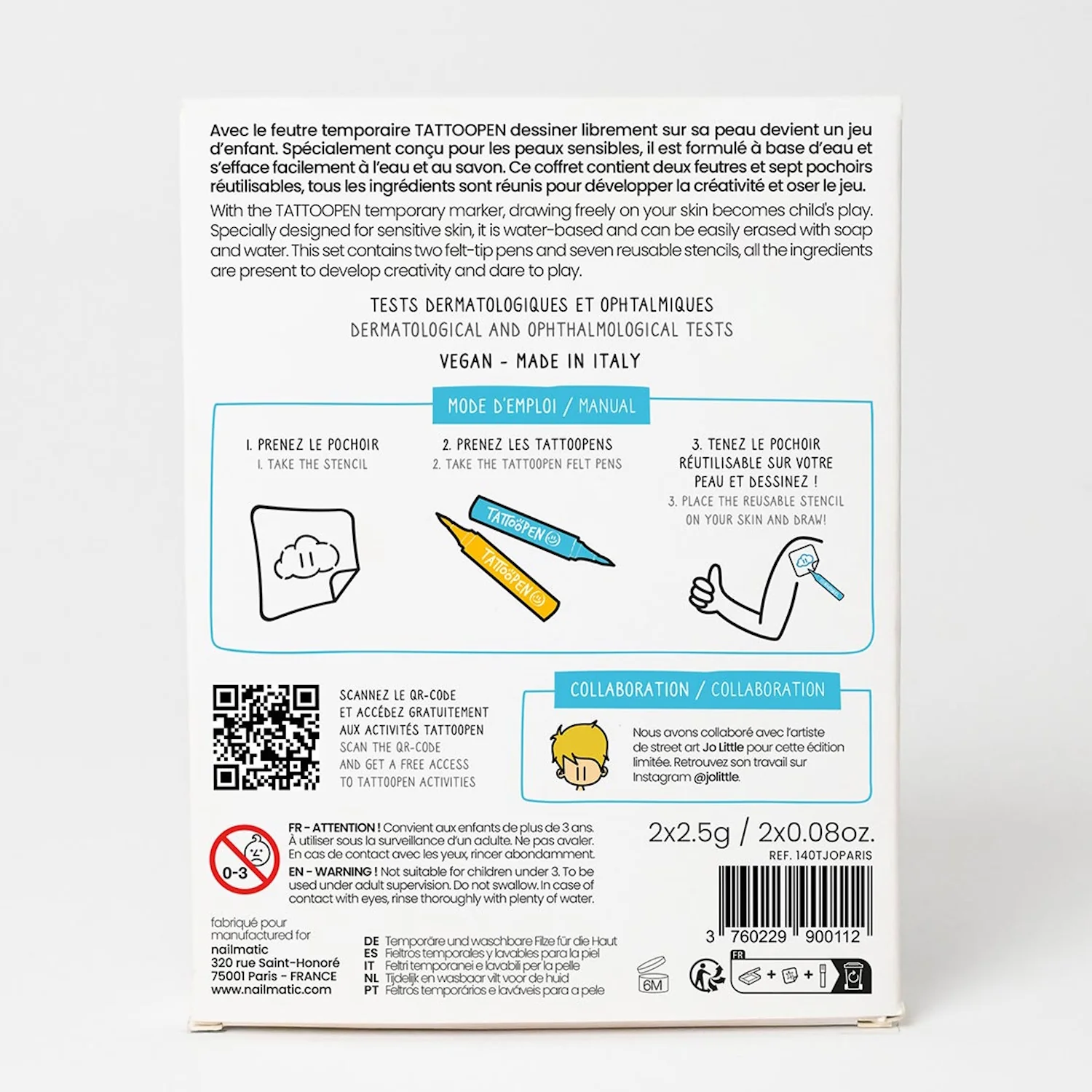 Nailmatic Tattoo Pen Set - Limited Edition Paris - Image 5