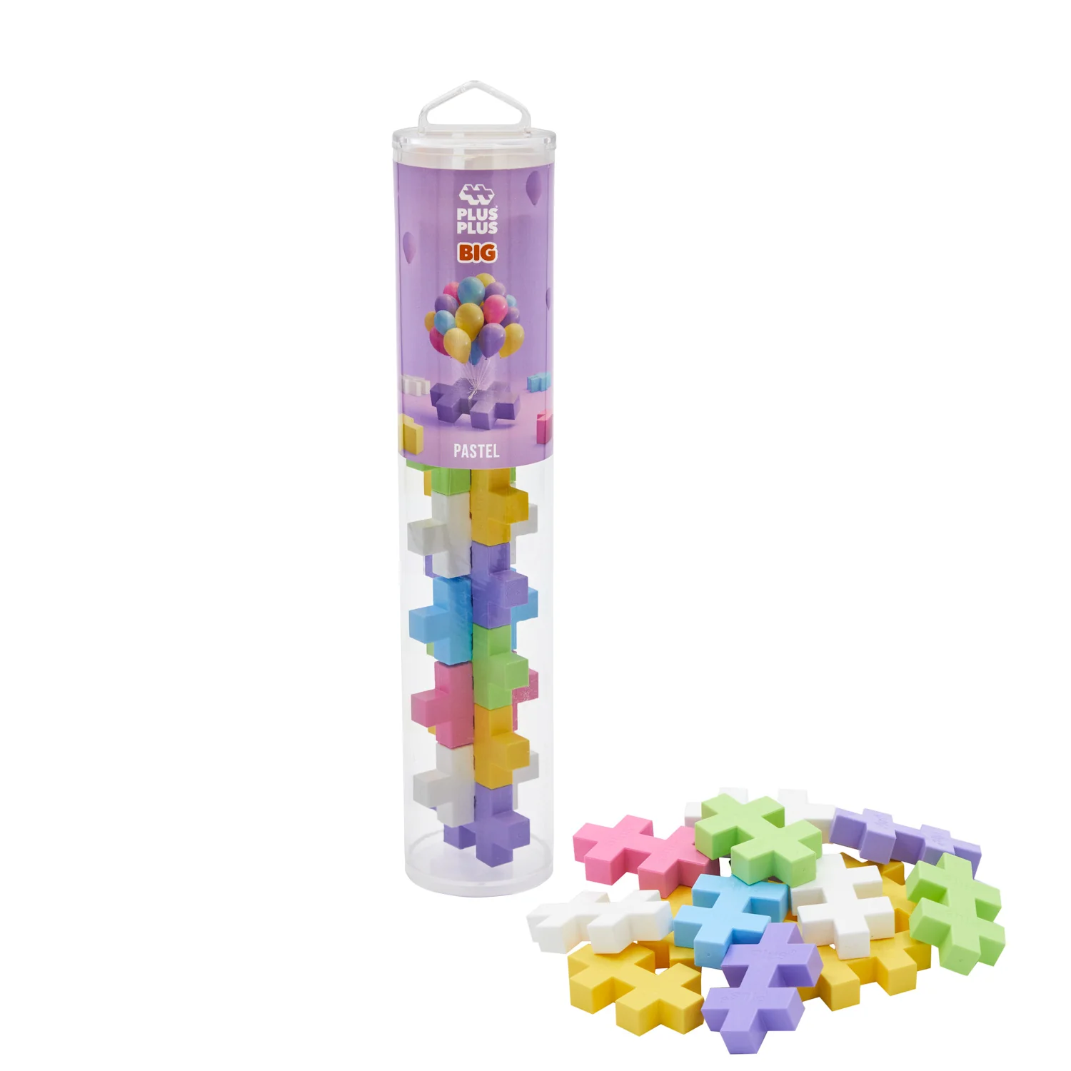 Plus Plus BIG Tube Pastel 15