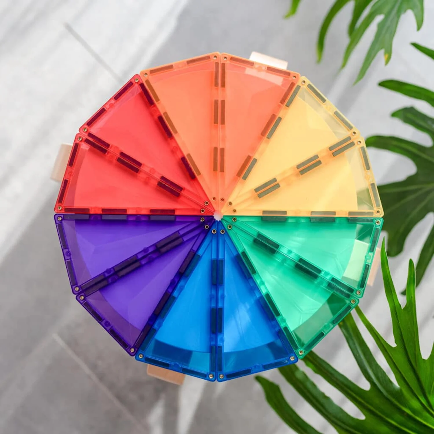 CONNETIX Magnetic Tiles RAINBOW Geometry Pack 30 pcs. - Image 6