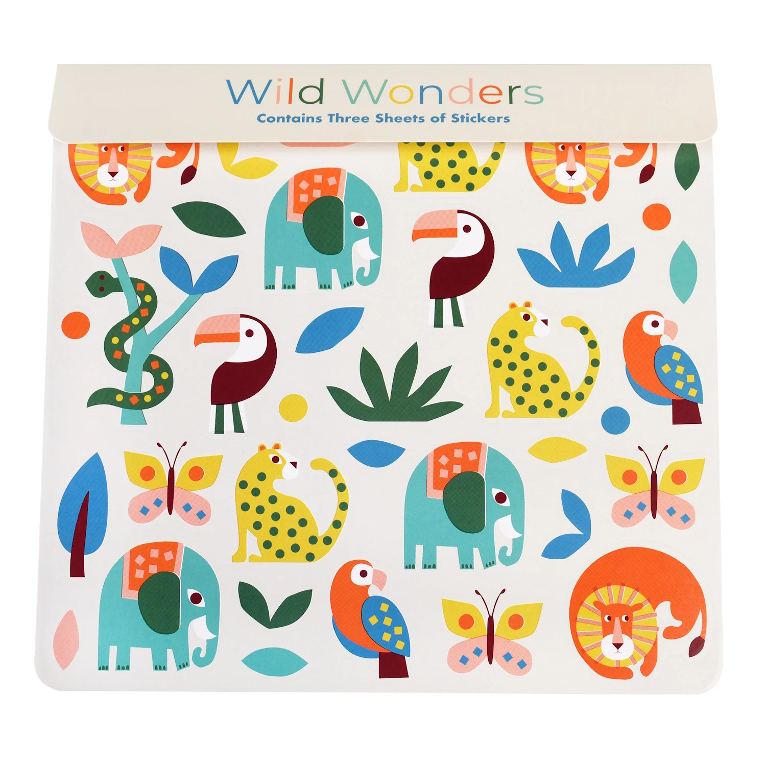 Rex London Animal stickers (3 sheets) - Wild Wonders - Image 4