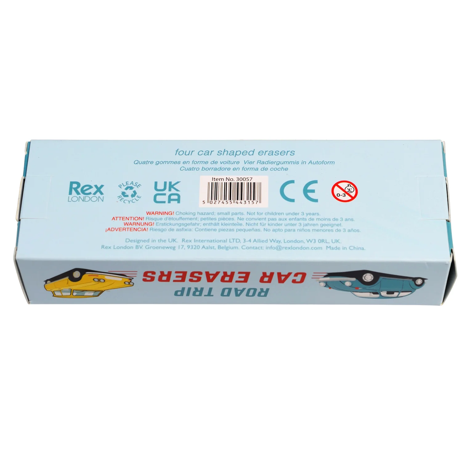 Rex London Car erasers (set of 4) - Road Trip - Image 6