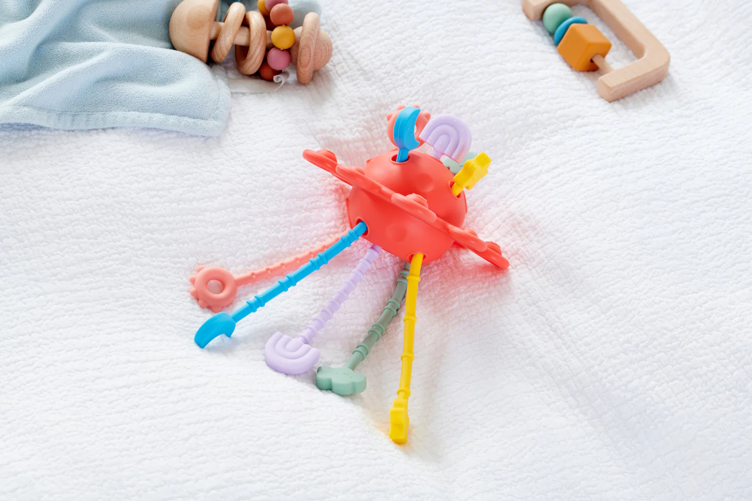 Silisoft Zip Pull Toy (Rainbow) - Image 6