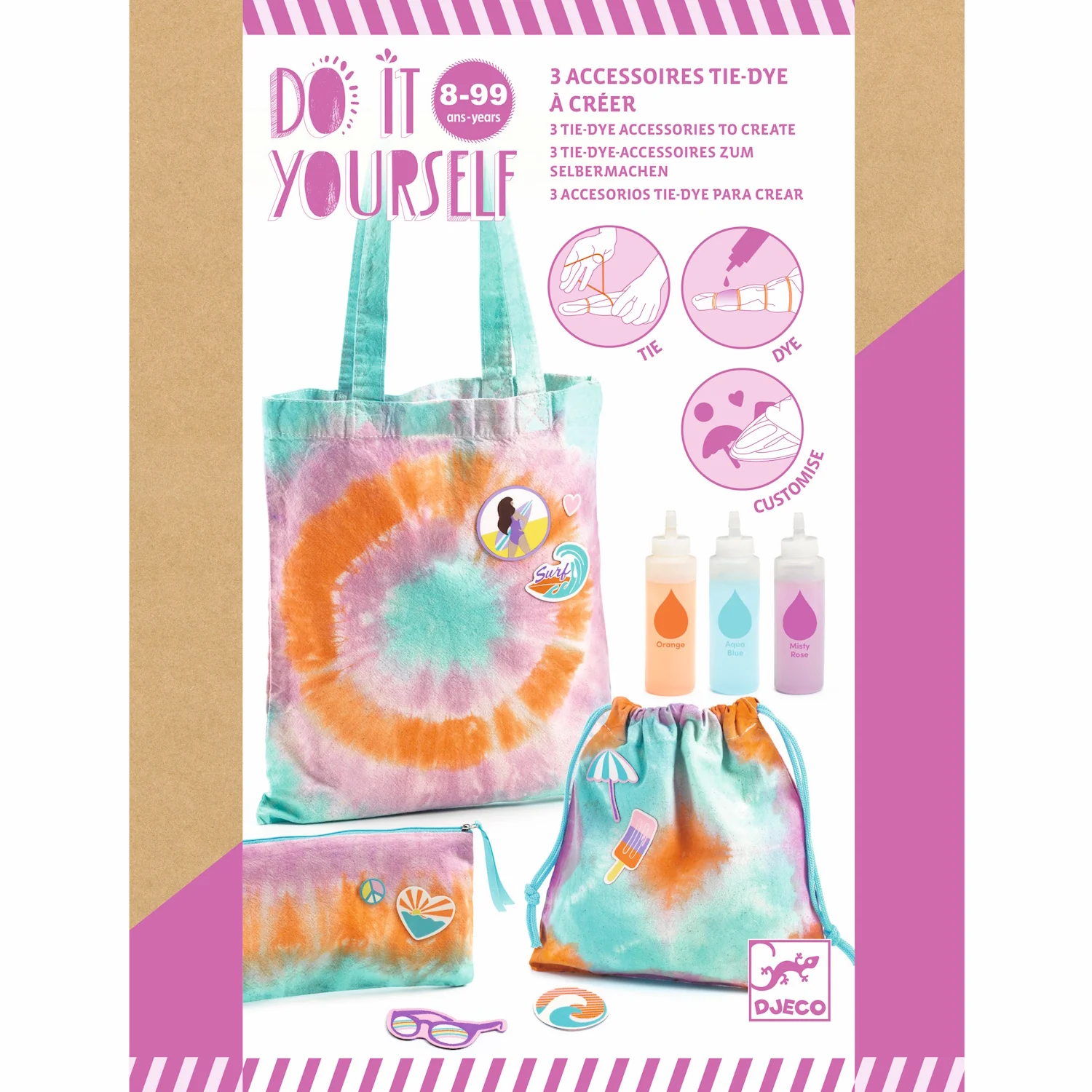 DIY Sunshine Camp Tie Dye Tote - Image 8