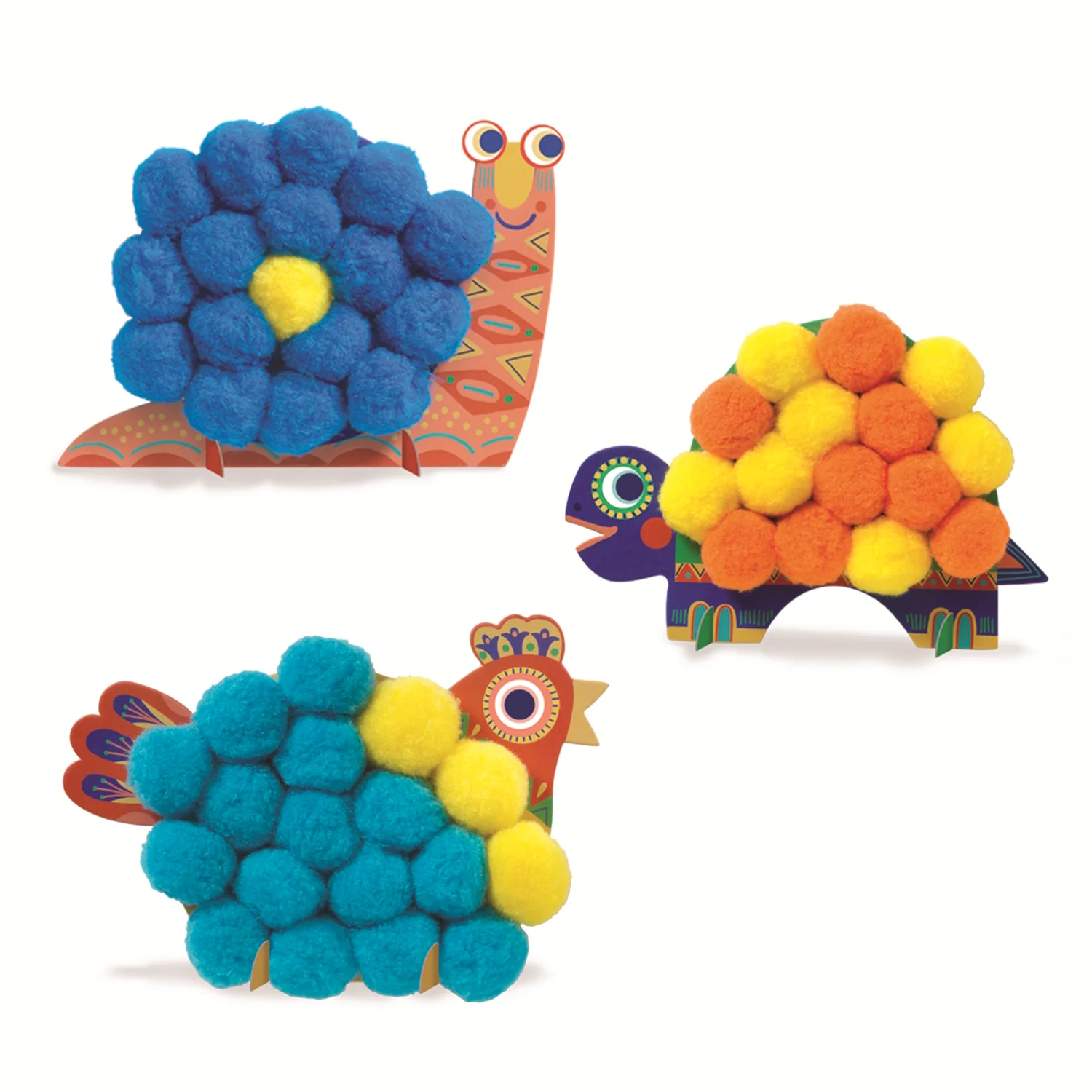 *Wonky* Djeco First Art - Fluffy Animals - Image 2