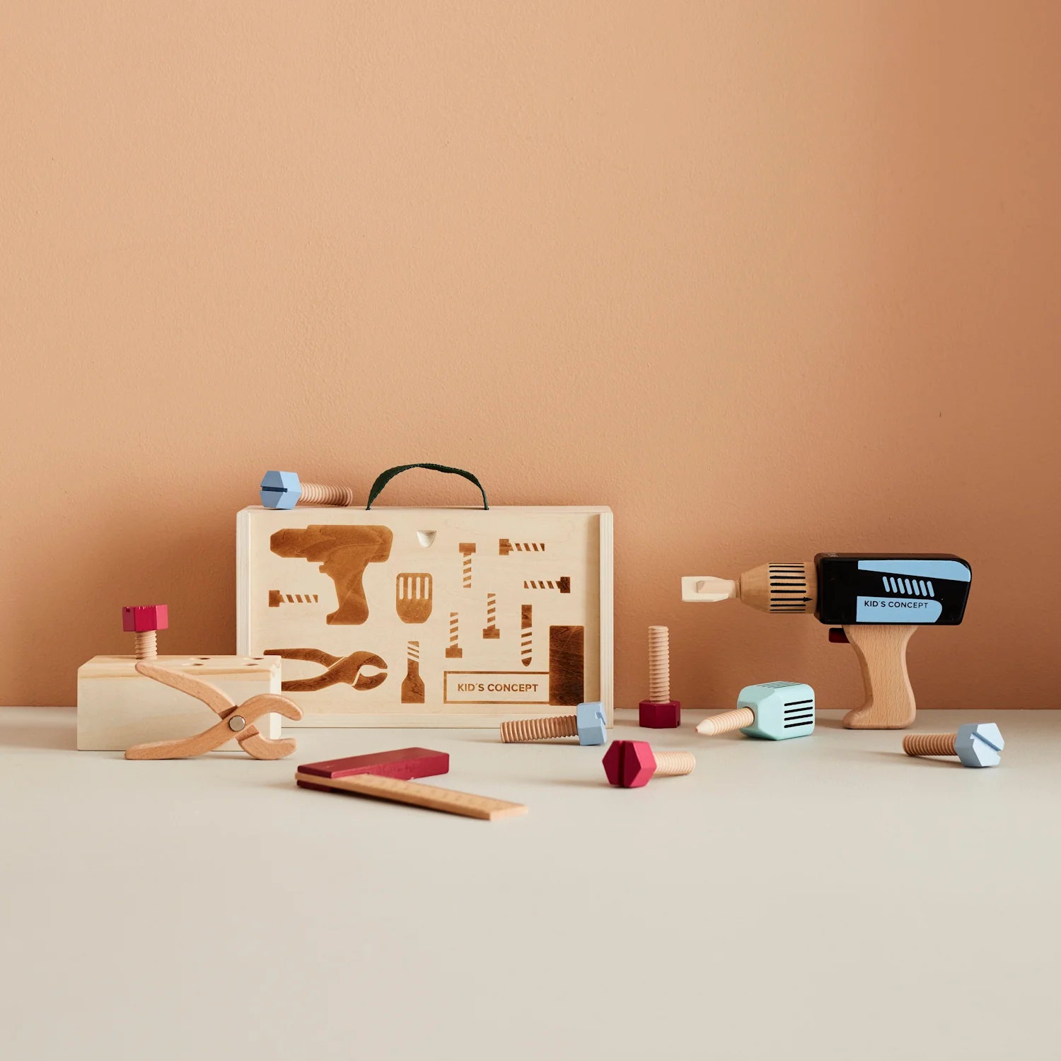 Kids Concept Wooden Play Tool Set - Image 11